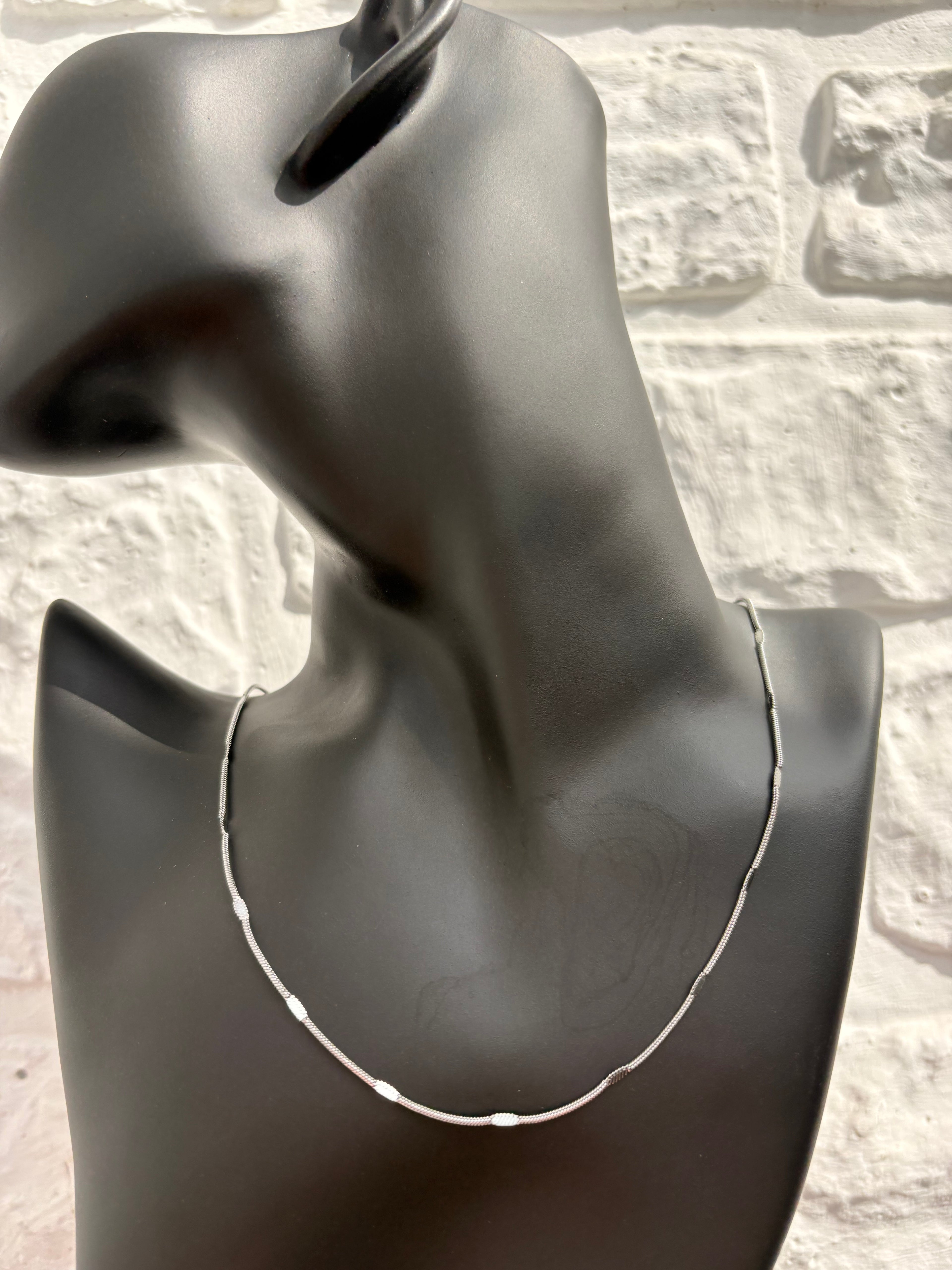 Halskette - Schlangenprägung - Stainless Steel