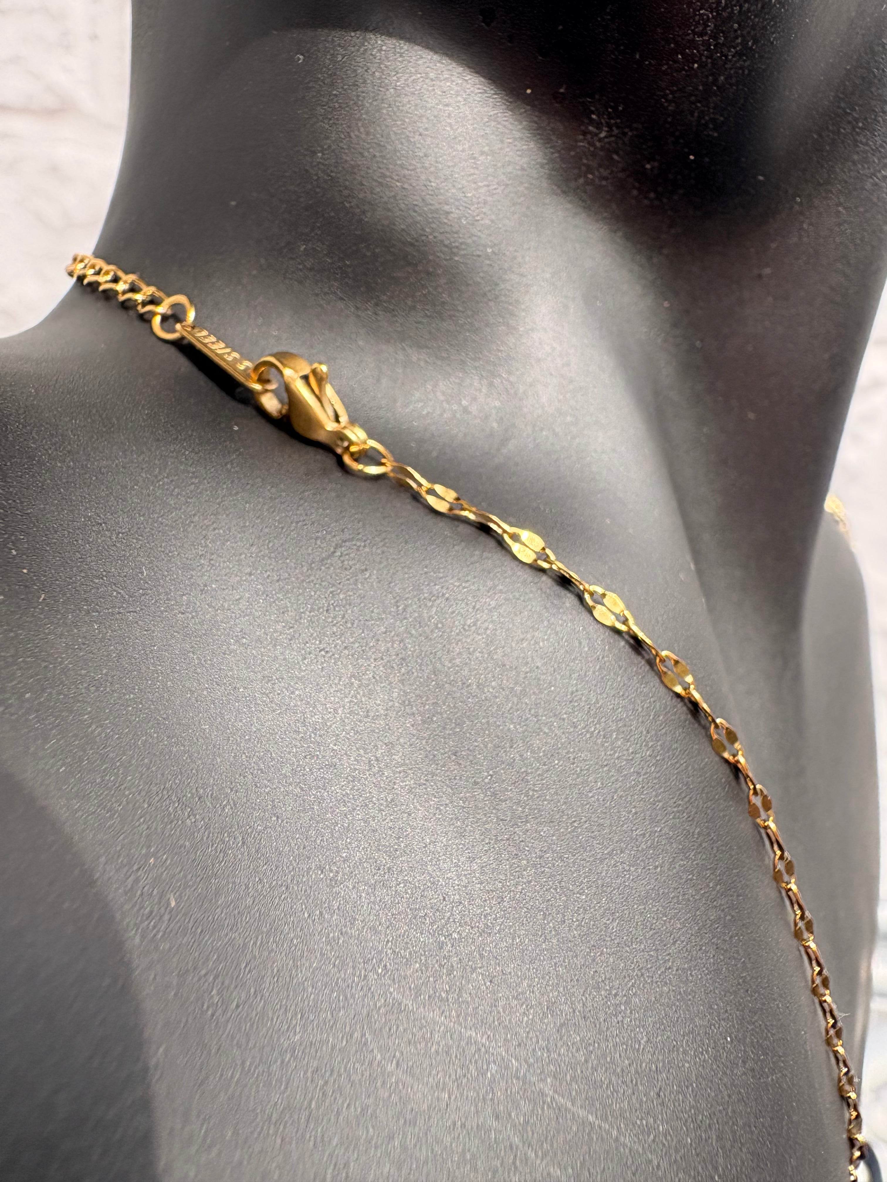 Halskette - Vintage Stil - Stainless Steel