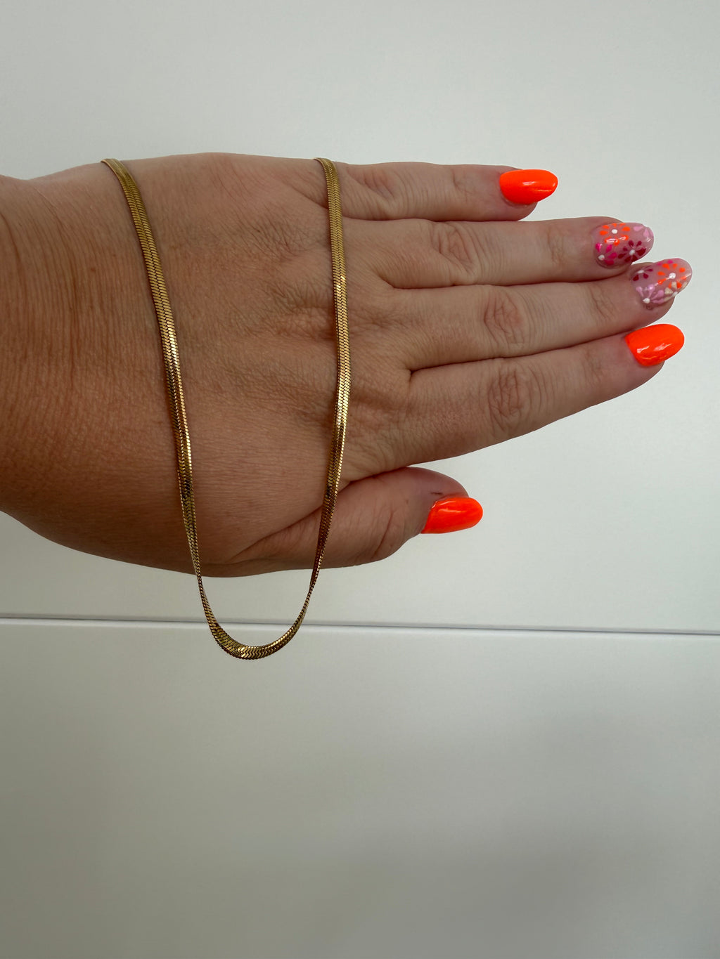 Halskette aus Edelstahl Gold