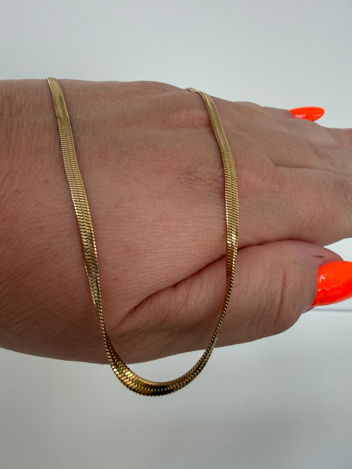 Halskette aus Edelstahl Gold