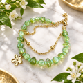 Blüten Perlen Armband Produktfoto