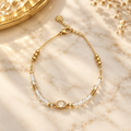 Kristall-Gold Armband – Square Ad